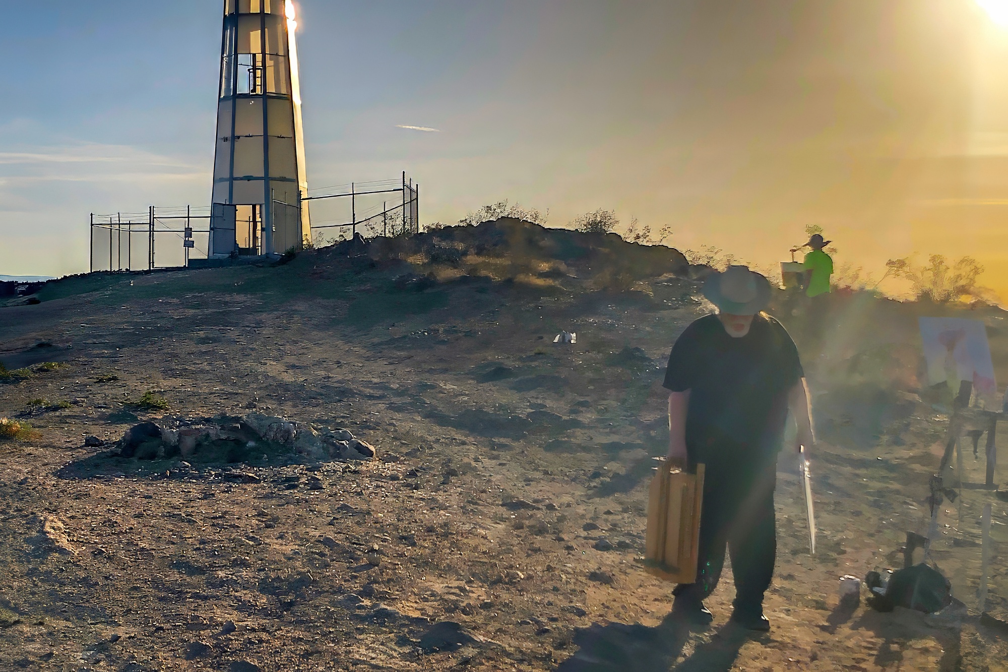 VPAC X DLV: Plein Air Views of the Desert Lighthouse, Curated by Doug Harvey, PRICTLA