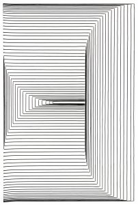 Tim Hawkinson, Loftek, 2020, Ink on synthetic paper, 60 x 40 inches / 152.4 x 101.6 cm