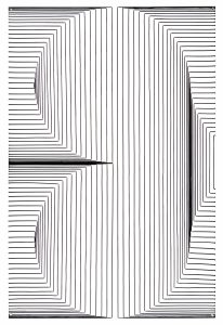 Tim Hawkinson, Oolii, 2020, Ink on synthetic paper, 60 x 40 inches / 152.4 x 101.6 cm